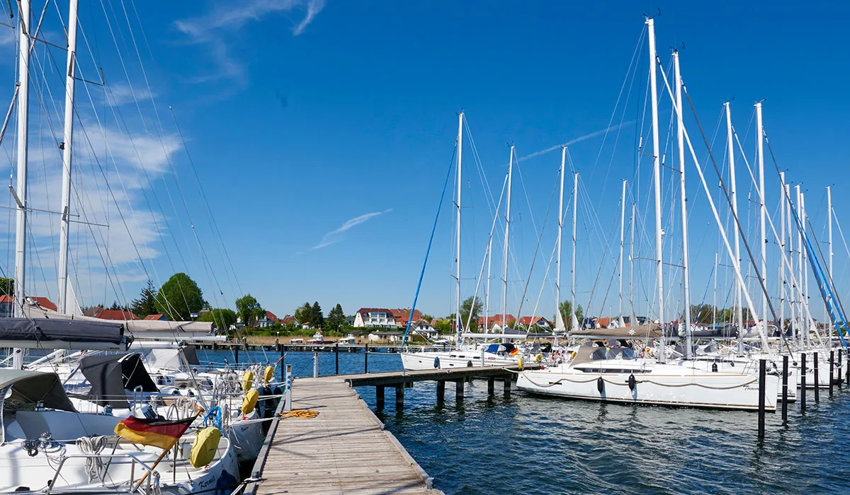 Hafen Breege, marina in Juliusruh, Germany