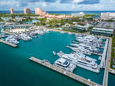 Hurricane Hole Marina in Nassau, Bahamas