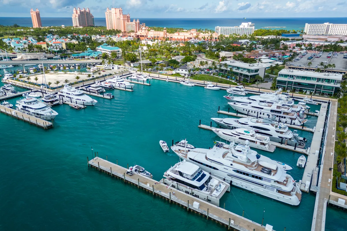 Hurricane Hole Marina in Nassau, Bahamas