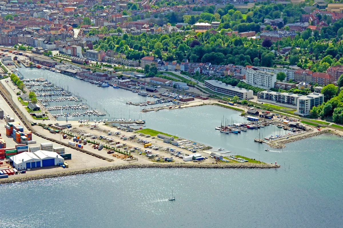 Træskibshavnen Marina in Aarhus, Denmark