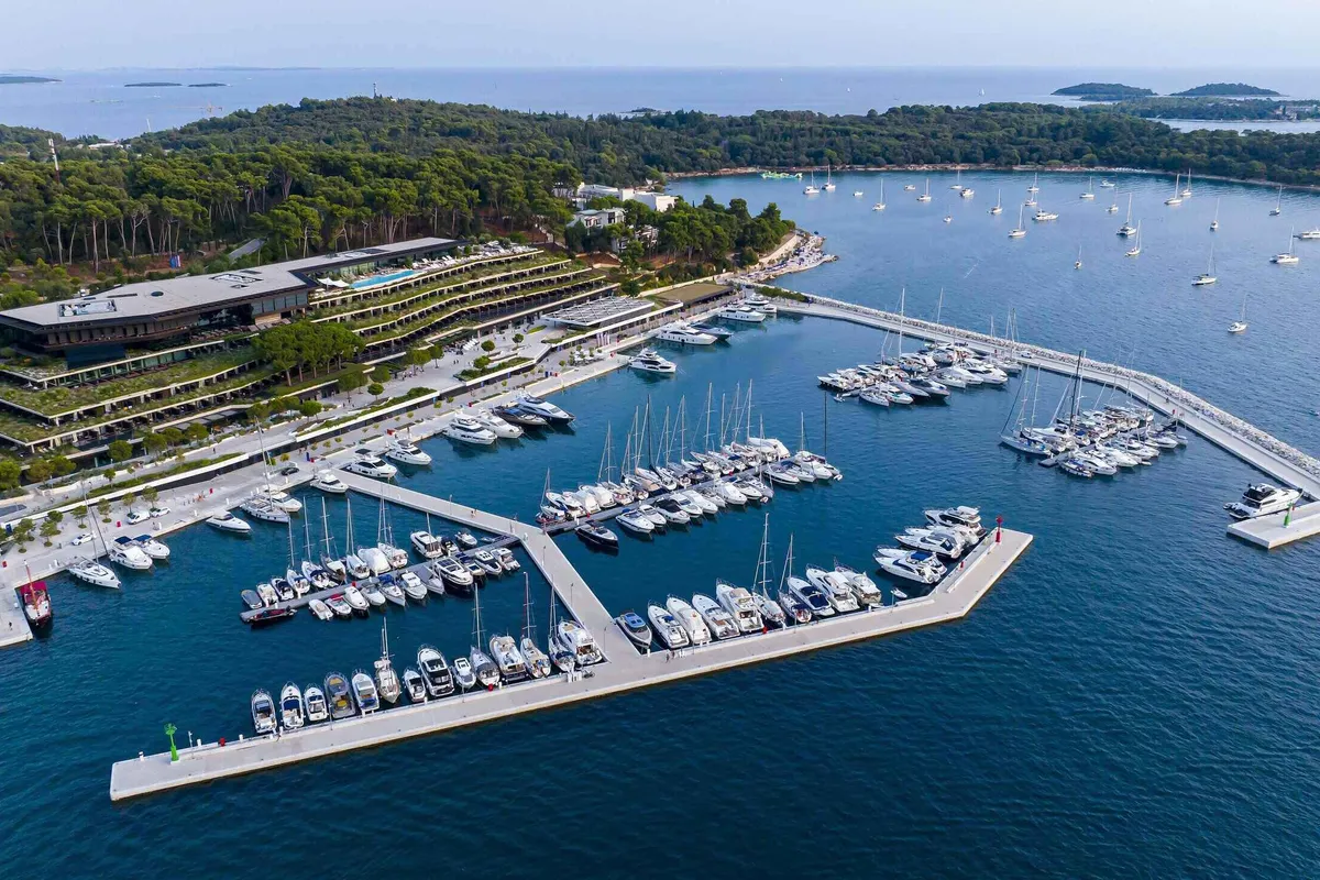 ACI Marina Rovinj in Grad Rovinj, Croatia