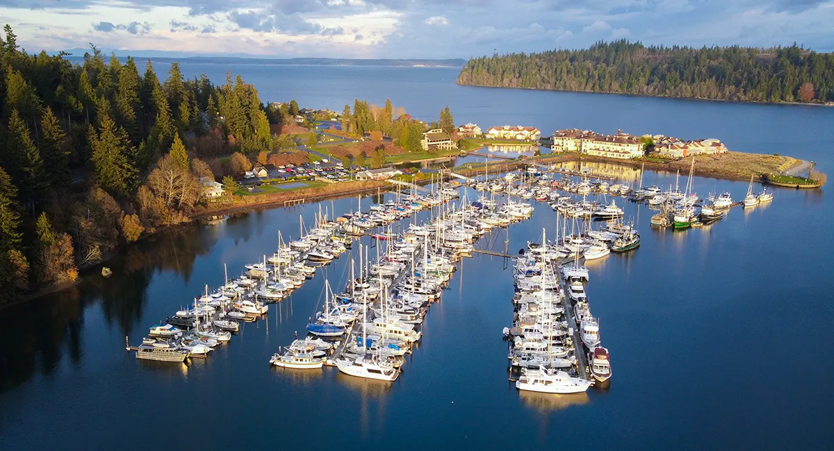 Port Ludlow Marina in Port Ludlow, United States