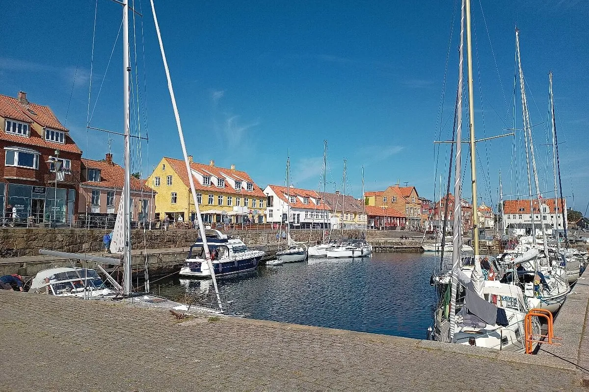 Allinge Havn, marina in Allinge-Sandvig, Denmark