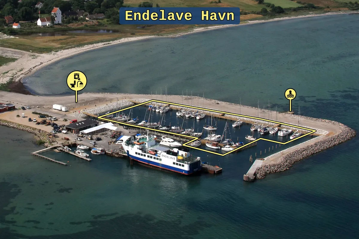 Endelave Havn, marina in Endelave By, Denmark