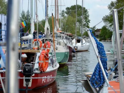 Przystań żeglarska w Rybinie Marina in Rybina, Poland — photo 3