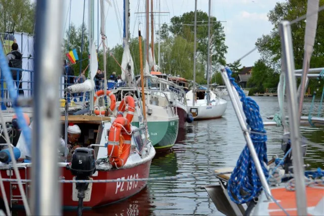 Przystań żeglarska w Rybinie Marina in Rybina, Poland — photo 3