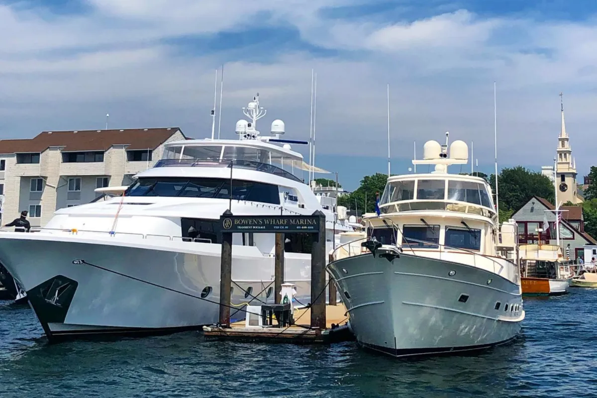 Bowen's Wharf Marina in Newport, United States