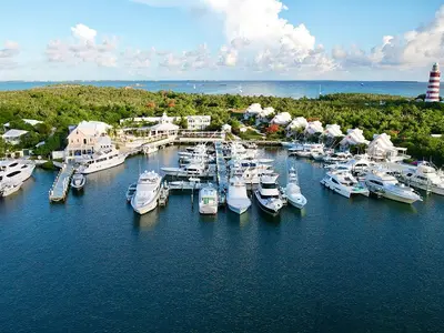 Hope Town Harbour, marina in Hope Town, Bahamas — photo 3