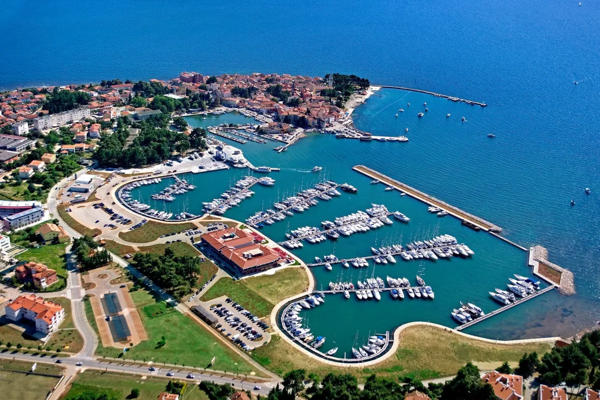 Marina Nautica in Grad Novigrad, Croatia