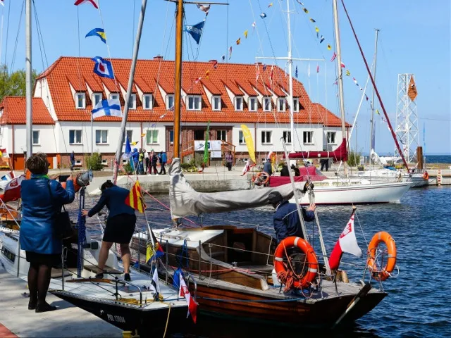 Marina Trzebież in Trzebież, Poland