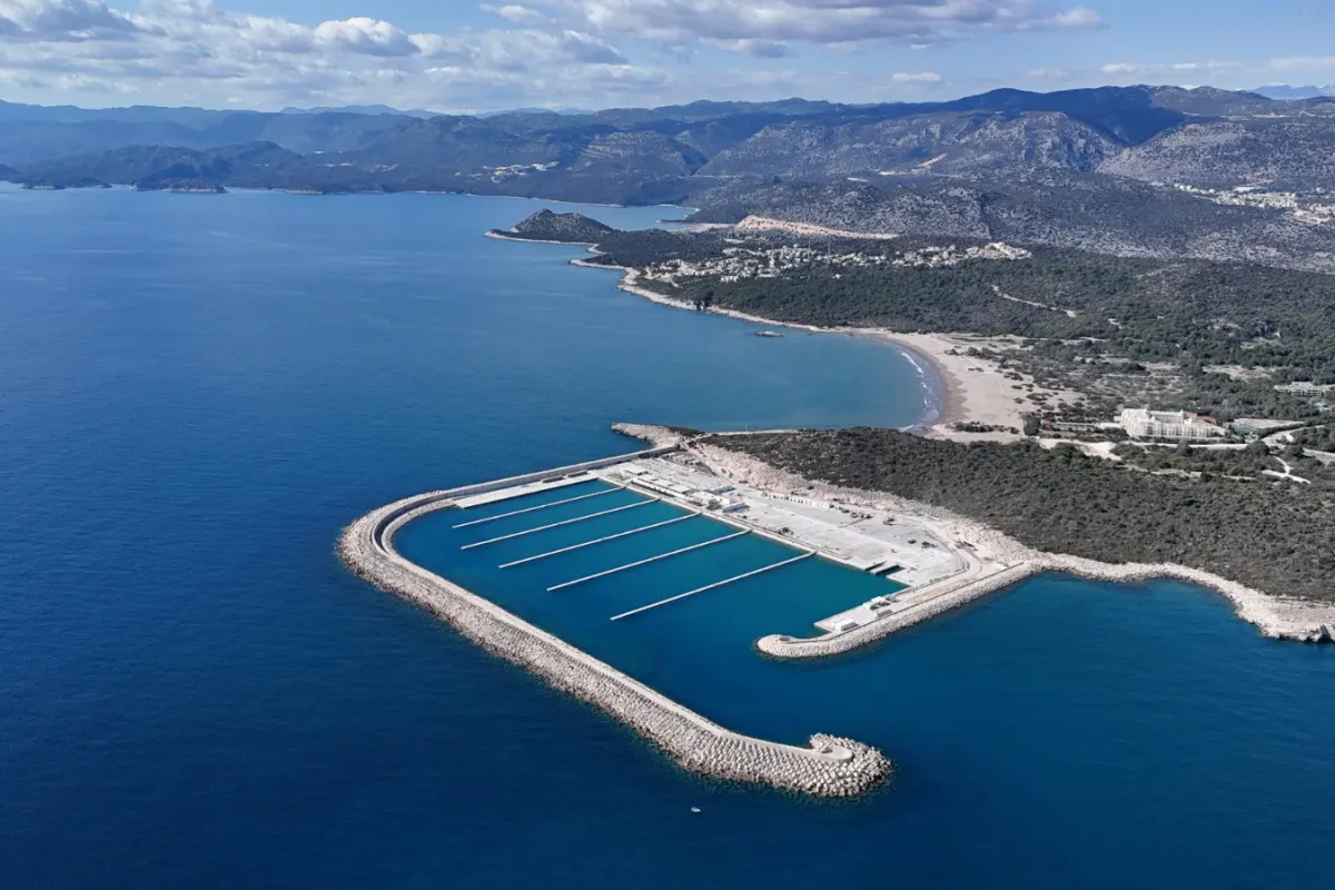 Çayağzı Marina in Demre, Turkey
