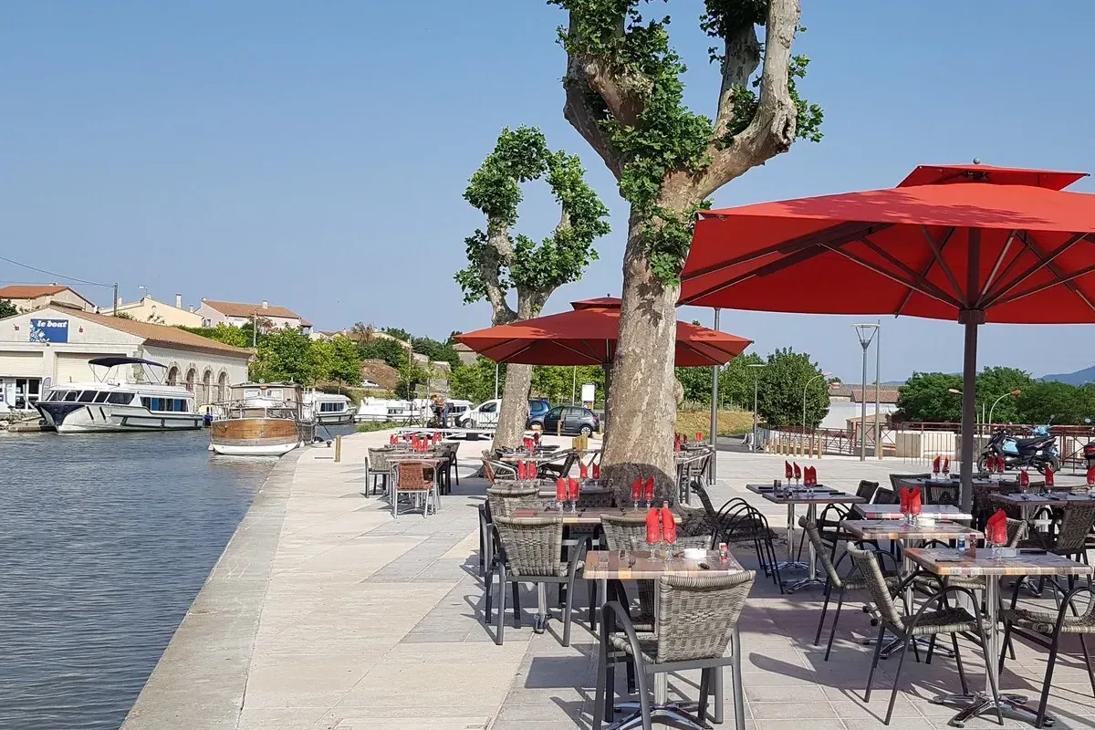 Port de Trèbes, marina in Trèbes, France