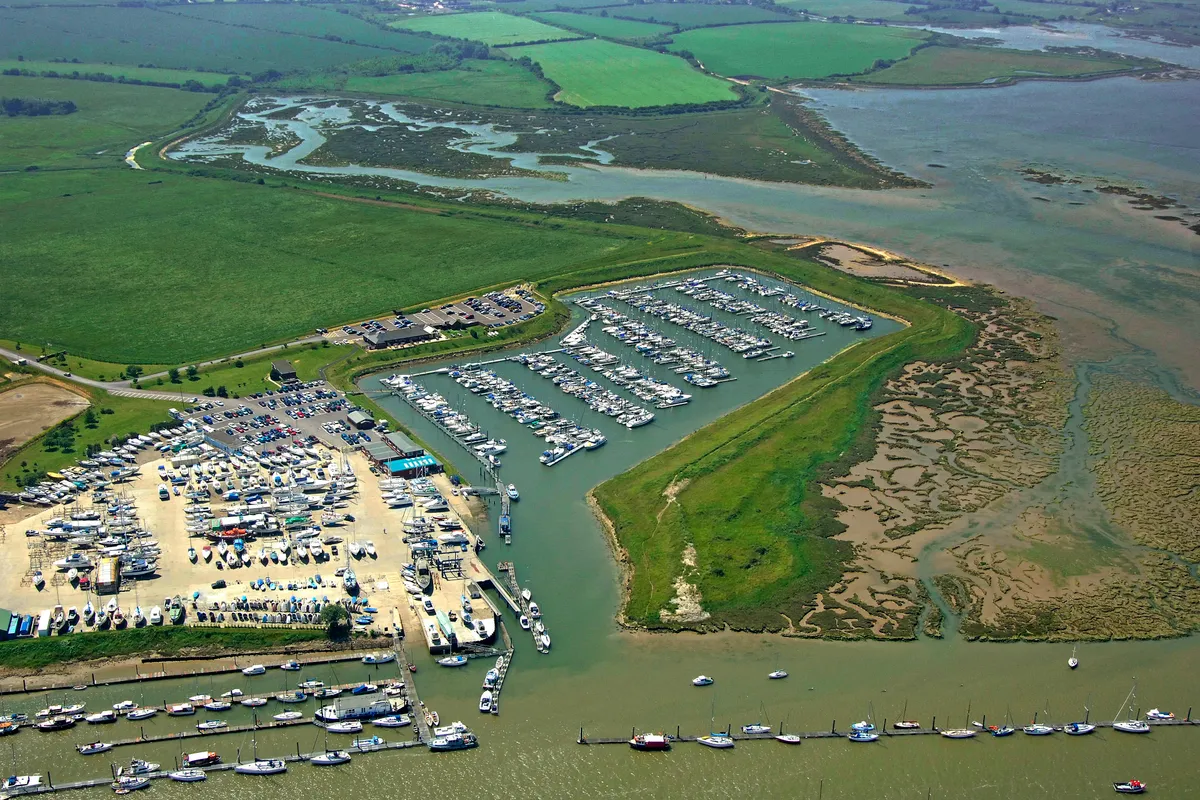 Titchmarsh Marina in Walton-on-the-Naze, United Kingdom