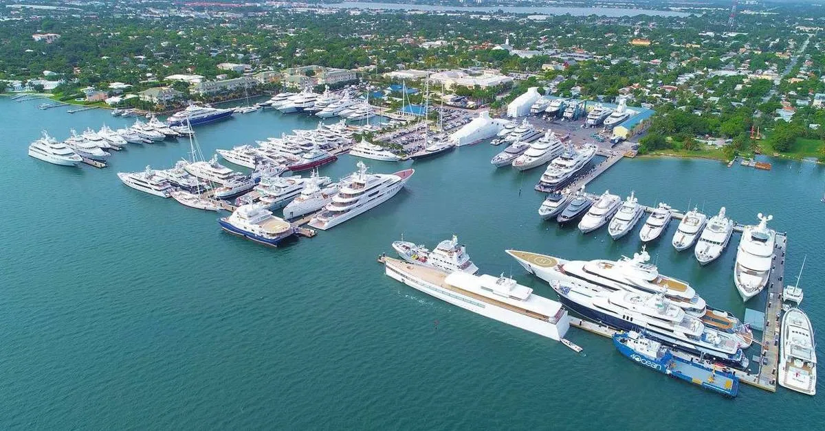 Rybovich Super Yacht Marina in West Palm Beach, United States