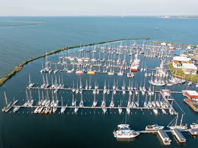 Flevo Marina in Lelystad, Netherlands