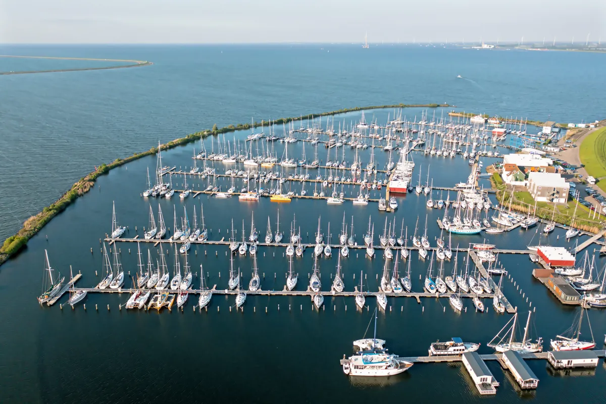 Flevo Marina in Lelystad, Netherlands