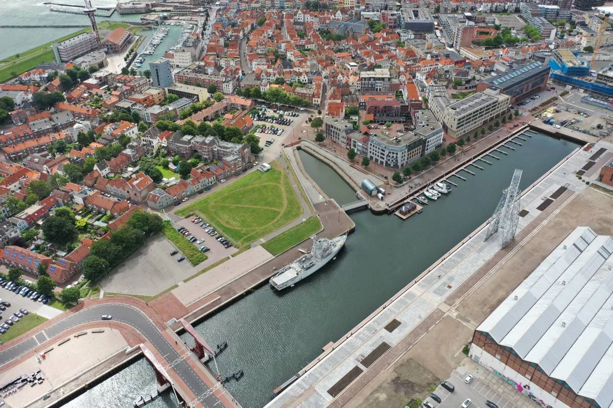 Stadshaven, marina in Vlissingen, Netherlands