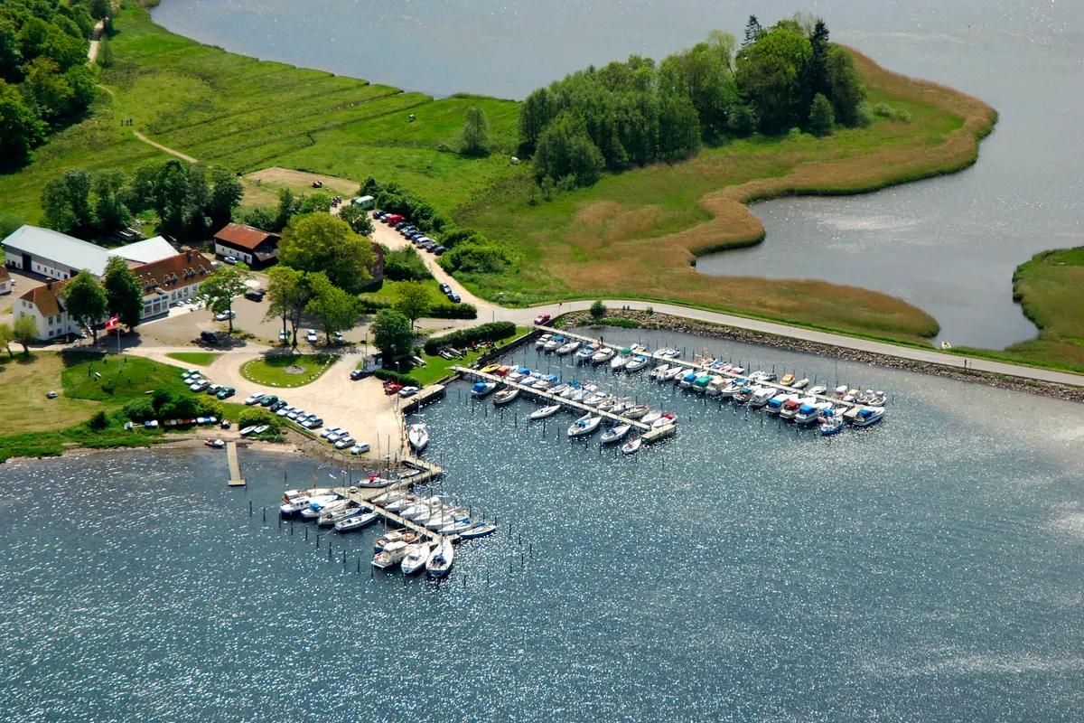 Kalvø Havn, marina in Kalvø, Denmark