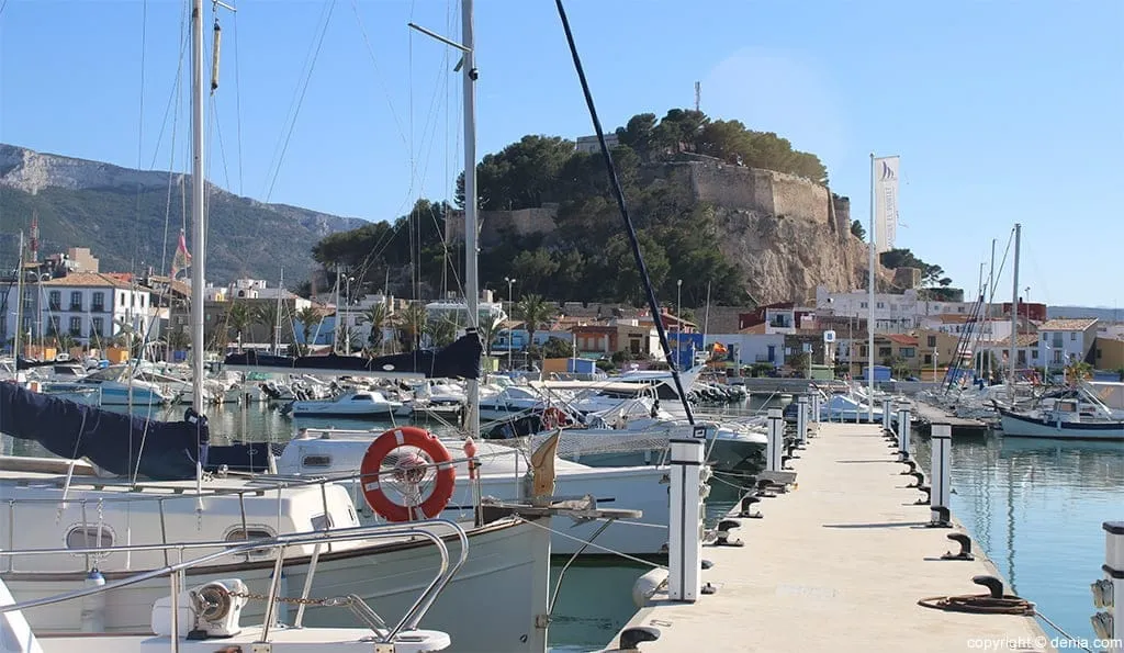 Marina El Portet de Dénia in Dénia, Spain