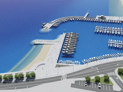 Luka Omiš, marina in Grad Omiš, Croatia — photo 2