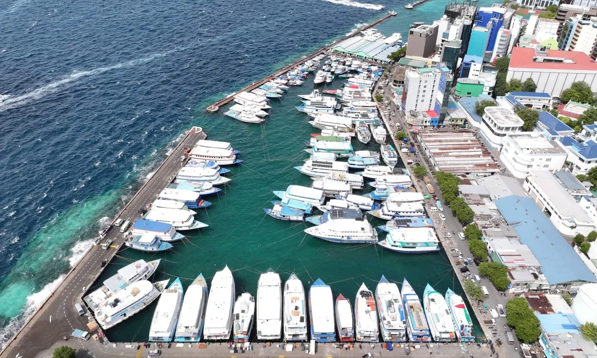 Male North Harbour, marina in Malé, Maldives
