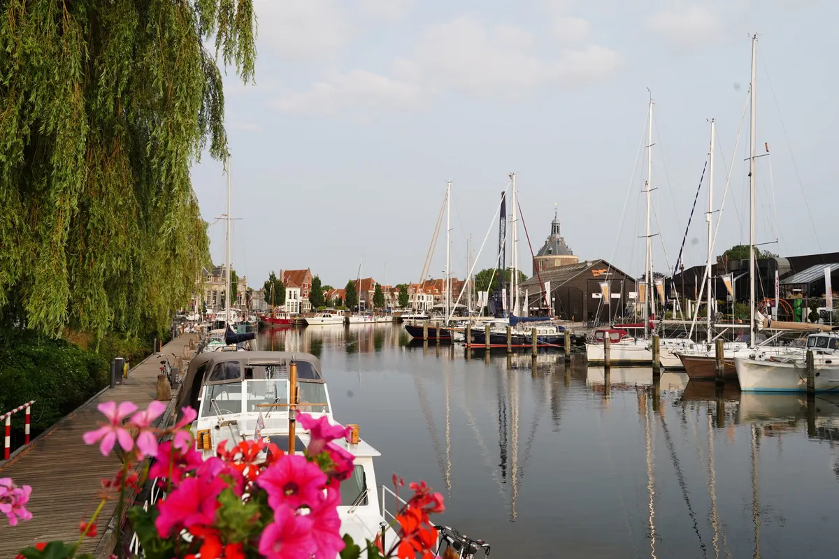 Museumhaven, marina in Enkhuizen, Netherlands