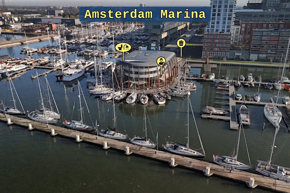 Jachthaven Durgerdam, marina in Amsterdam, Netherlands