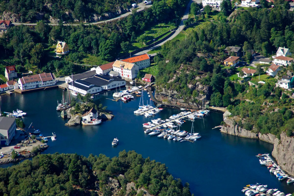 Strusshamn Marina in Strusshamn, Norway