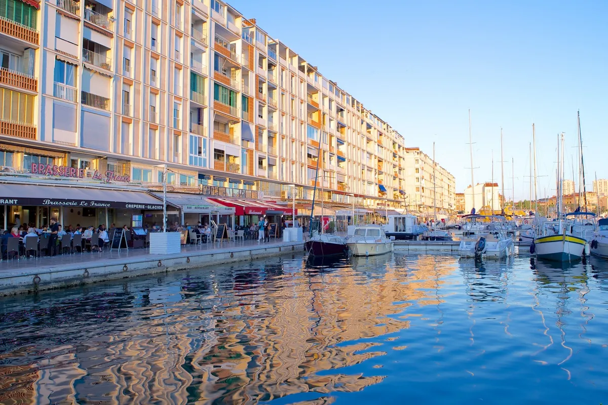 Ancien Port, marina in Le Lavandou, France