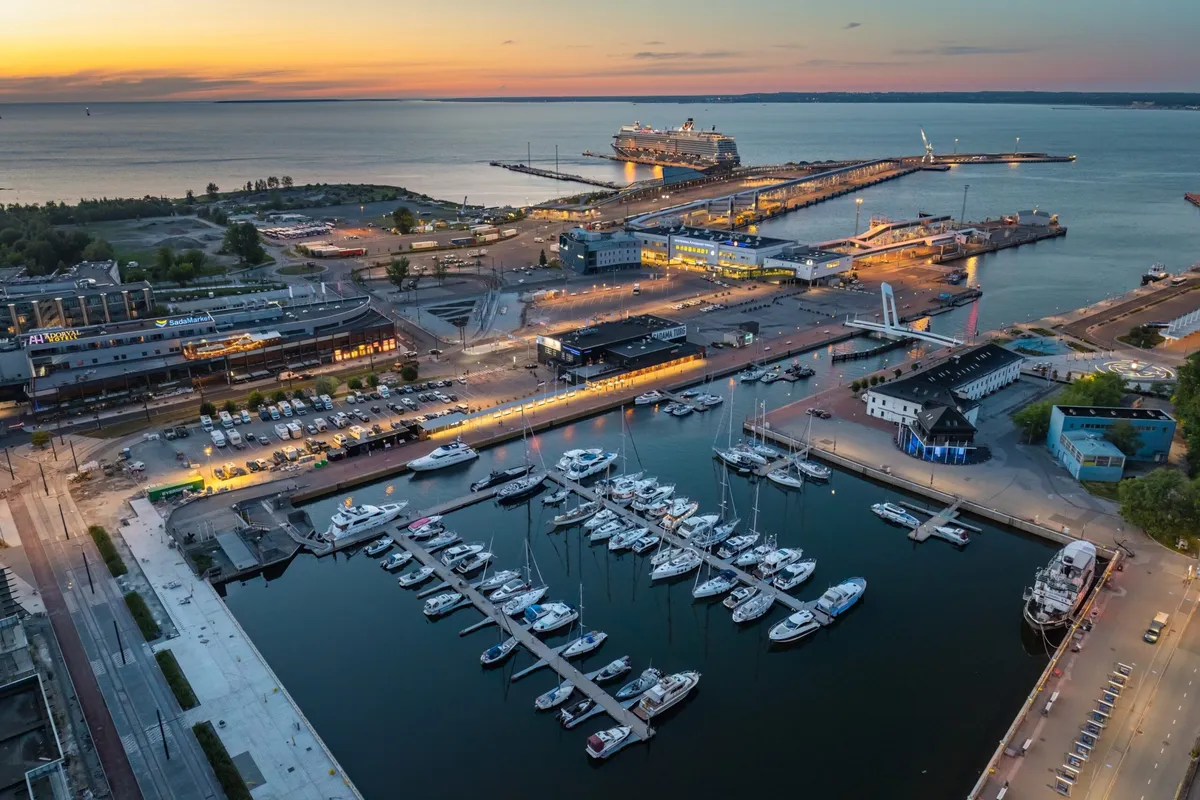 Marina office in Tallinn, Estonia