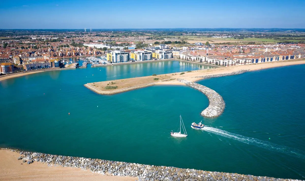 Sovereign Inner Harbour, marina in Eastbourne, United Kingdom
