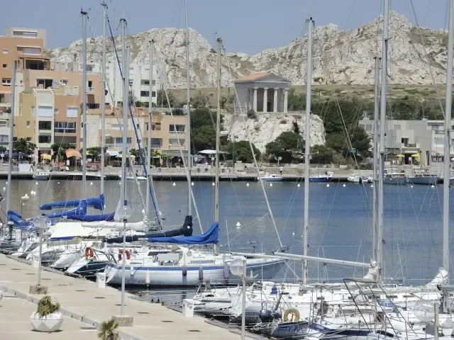 Port du Frioul, marina in Marseille, France