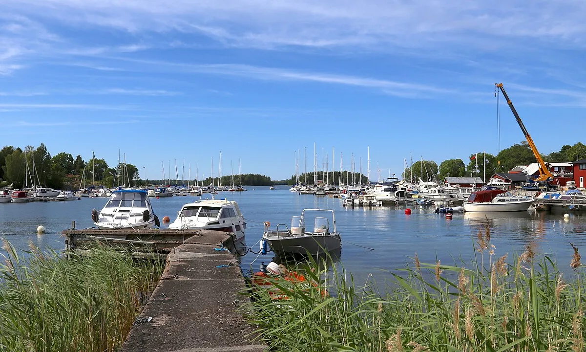 Gräddö Marina in Gräddö, Sweden
