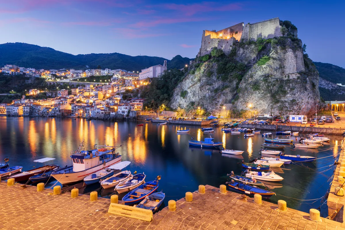 Porto di Scilla, marina in Scilla, Italy