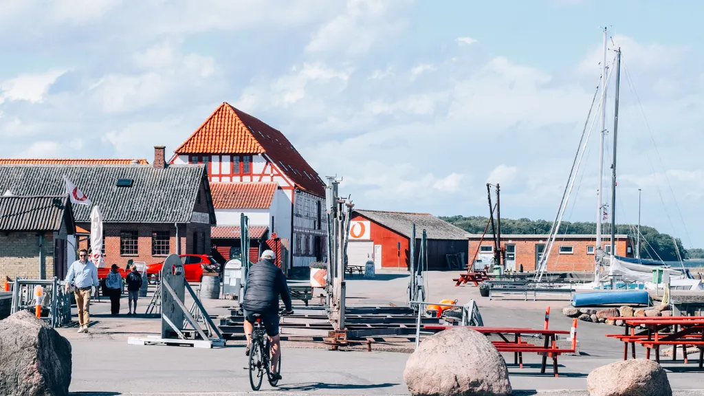 Lundeborg Havn, marina in Lundeborg, Denmark