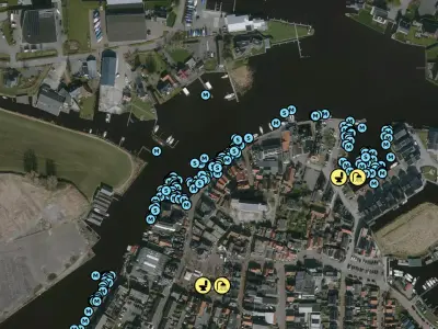 Nieuwe Kade Marina in Grou, Netherlands — photo 3
