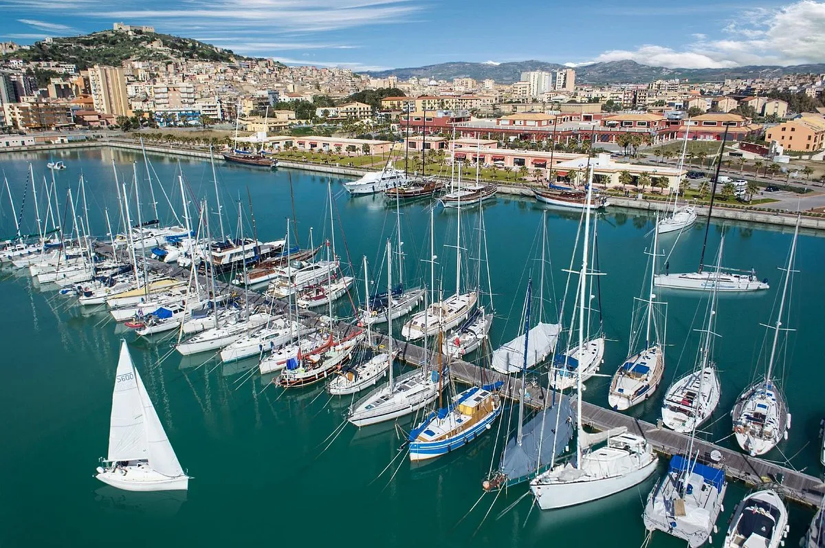 Marina di Cala del Sole in Licata, Italy