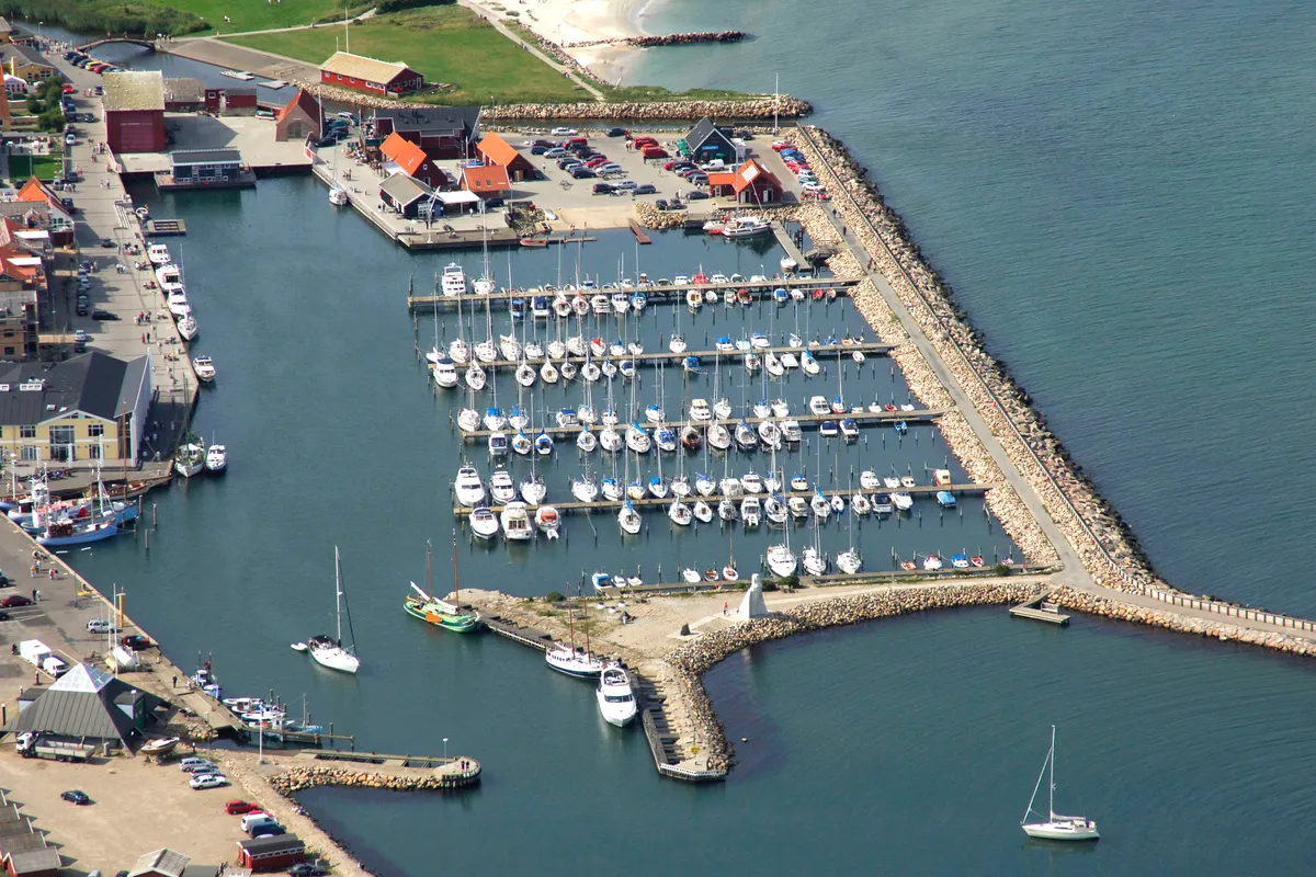 Sæby Havn, marina in Sæby, Denmark