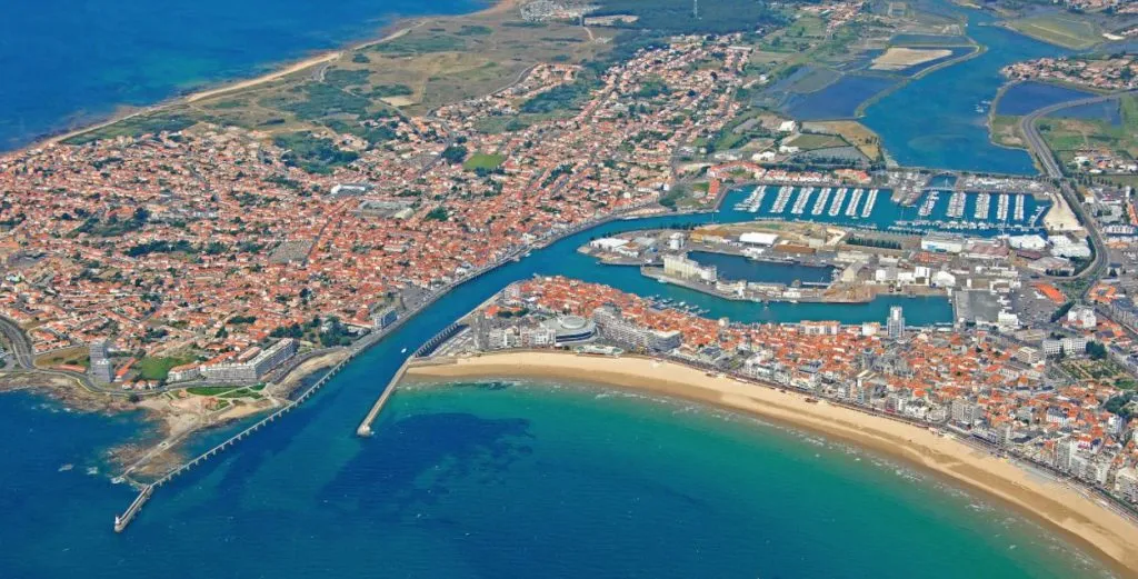 Port-Joinville, marina in L'Île-d'Yeu, France