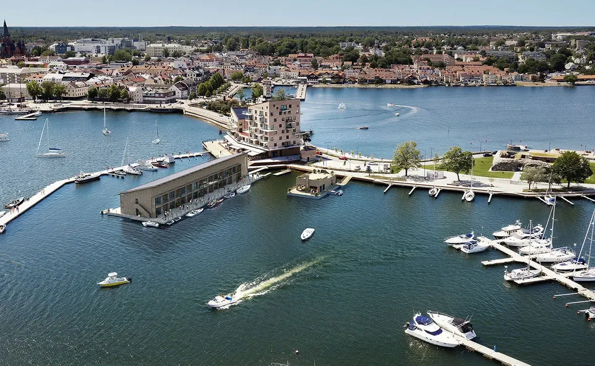 Slottsholmen marina in Västervik, Sweden — photo 3