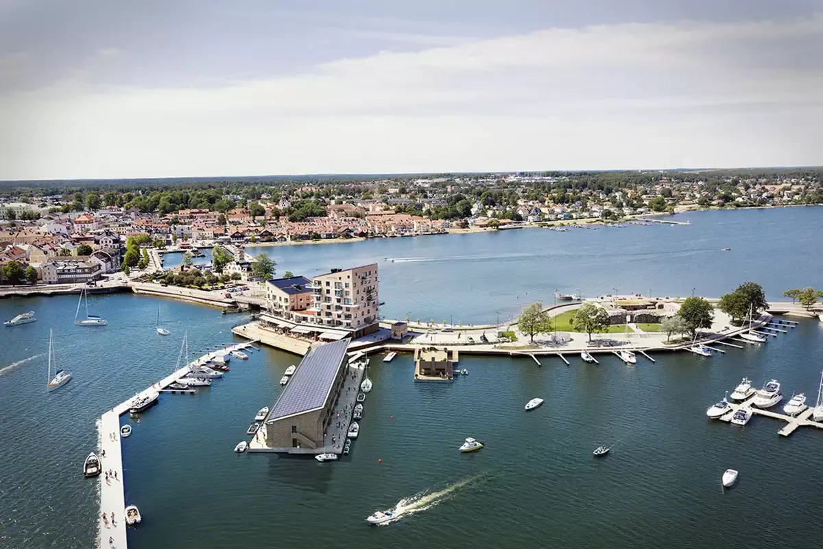 Slottsholmen marina in Västervik, Sweden — photo 6