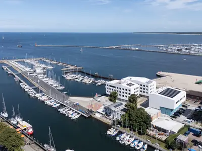 Yachthafen Mittelmole - Sportschule Warnemünde, marina in Rostock, Germany — photo 4