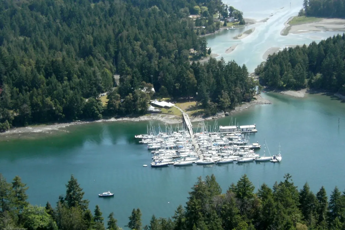 Telegraph Harbour Marina in Area G (Saltair / Gulf Islands), Canada
