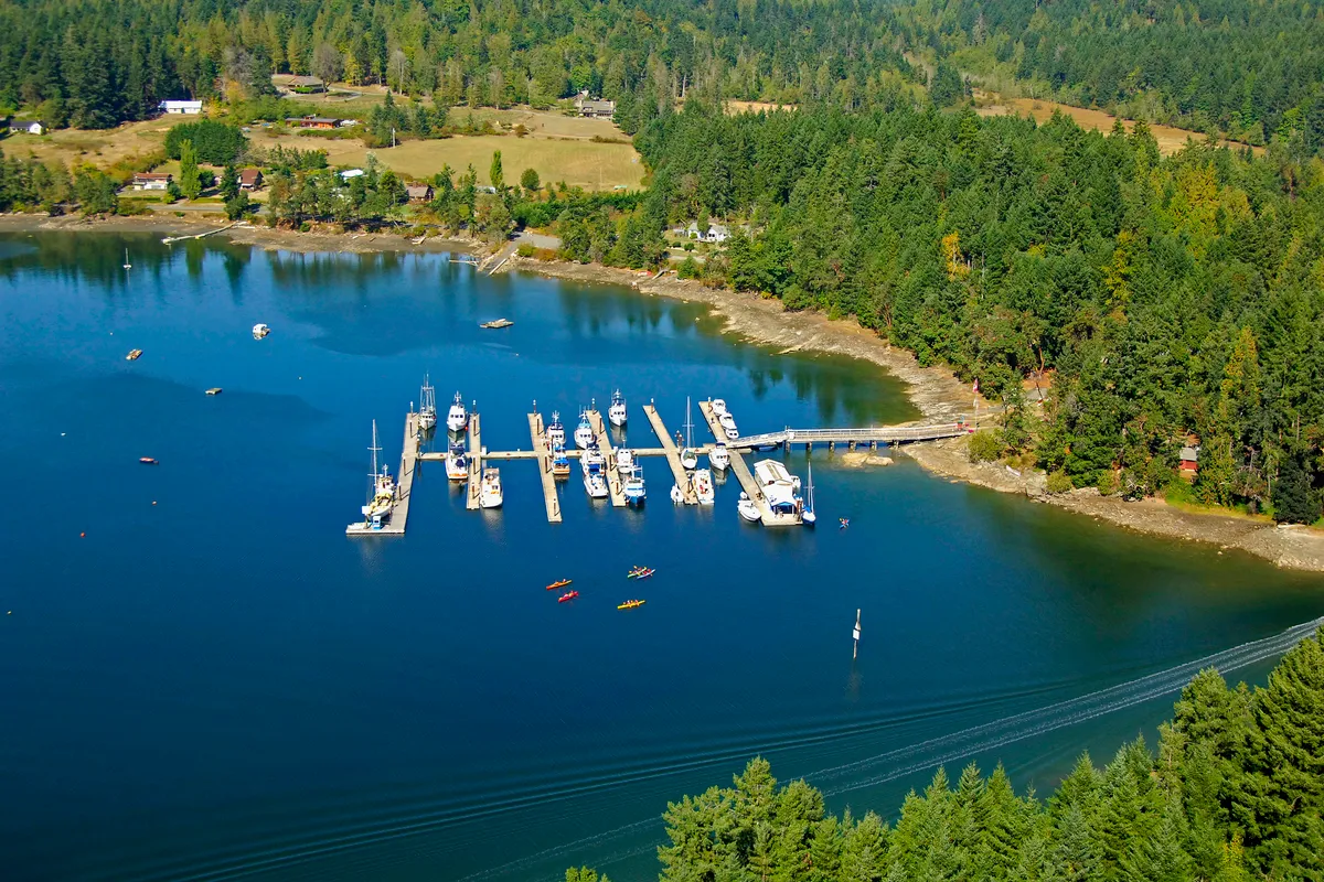 Telegraph Harbour Marina in Area G (Saltair / Gulf Islands), Canada — photo 6