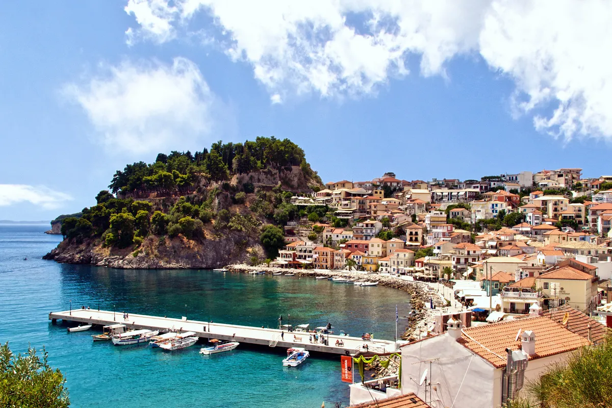 Bay Pargas in Parga, Greece