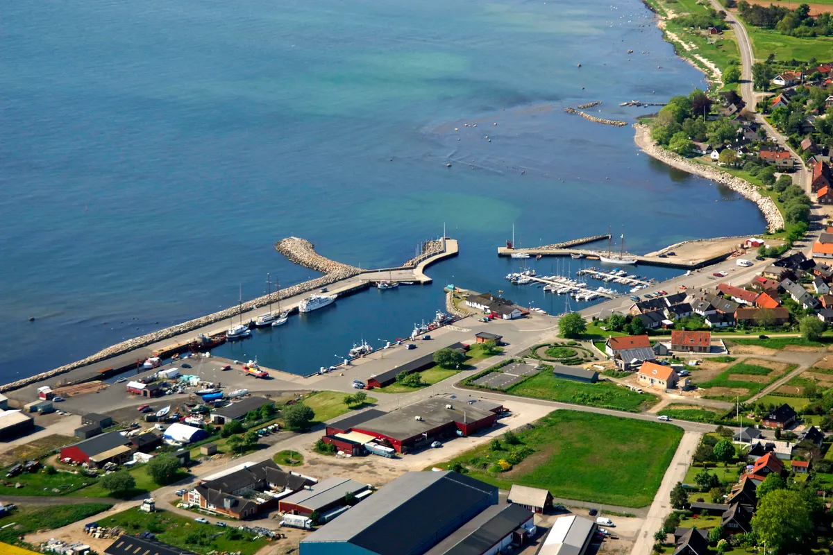 Skillinge Harbour, marina in Skillinge, Sweden