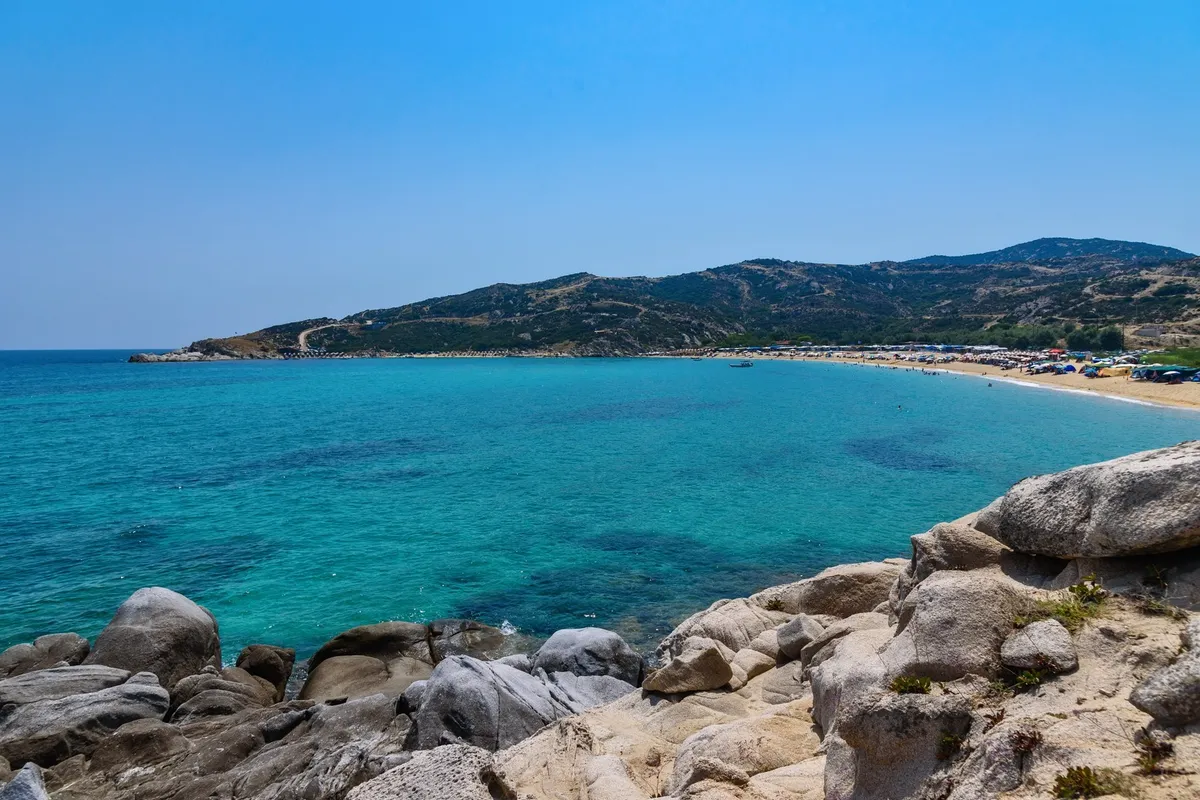 Kriaritsi Bay in Toroni Municipal Unit, Greece