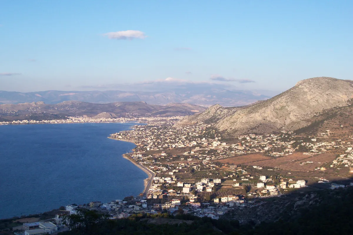 Kakis Viglas Bay in Salamina Municipal Unit, Greece