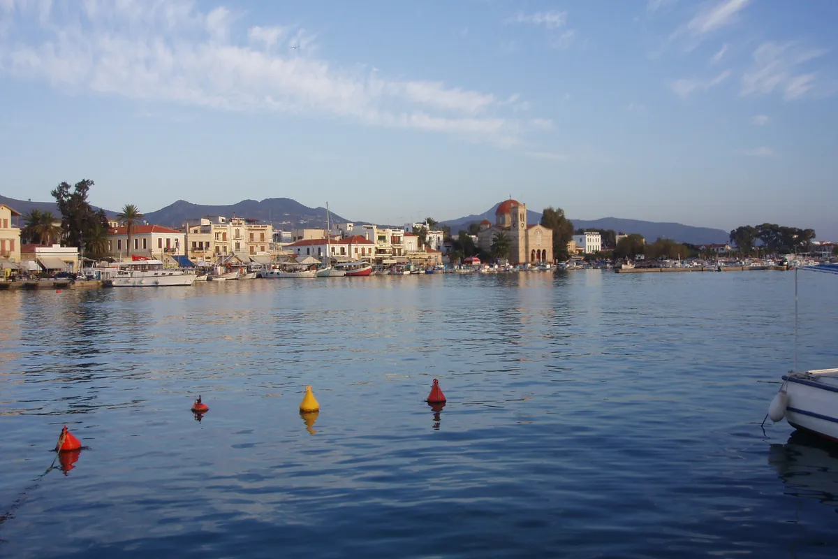 Karyoti Bay in Perdika, Greece