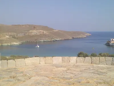 Livadi Bay in Korissia, Greece